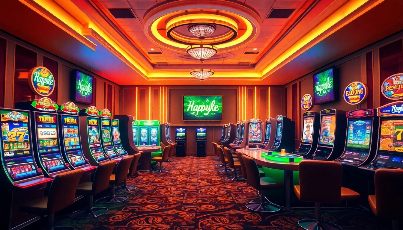 Experience the thrilling happyluke online casino scene filled with exciting games and vibrant atmosphere.