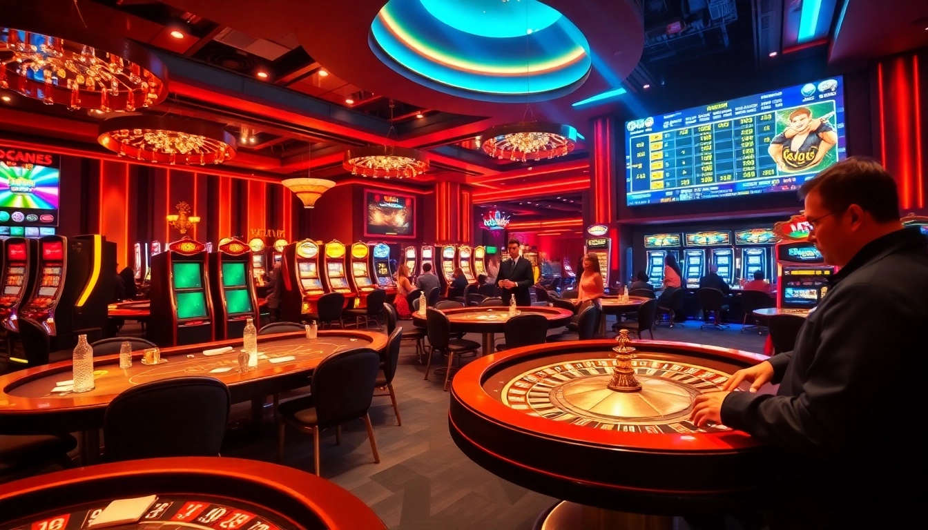 Experience the excitement of gambling at https://vu88.win/, featuring vibrant casino tables and lively players.