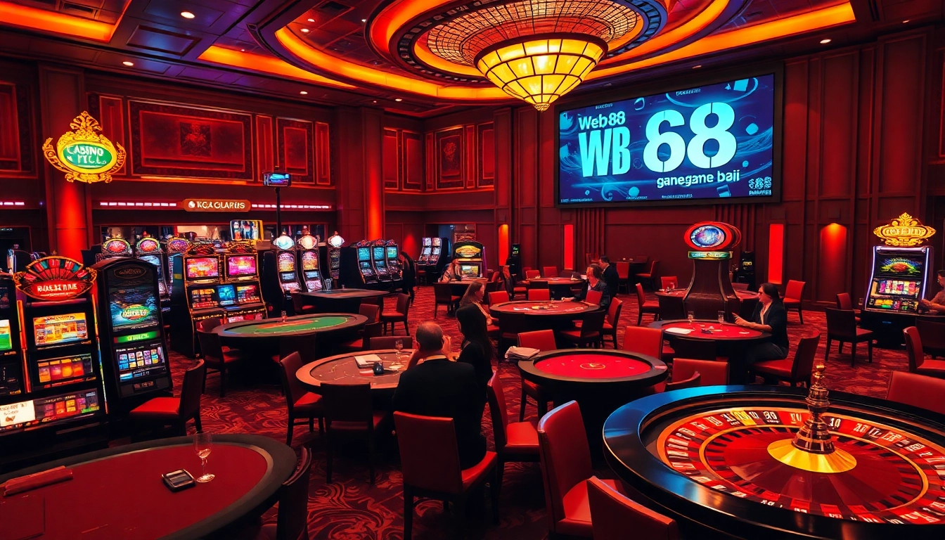 Experience the excitement of Web 68 game bài at our glamorous casino tables, where thrilling gameplay meets luxury.