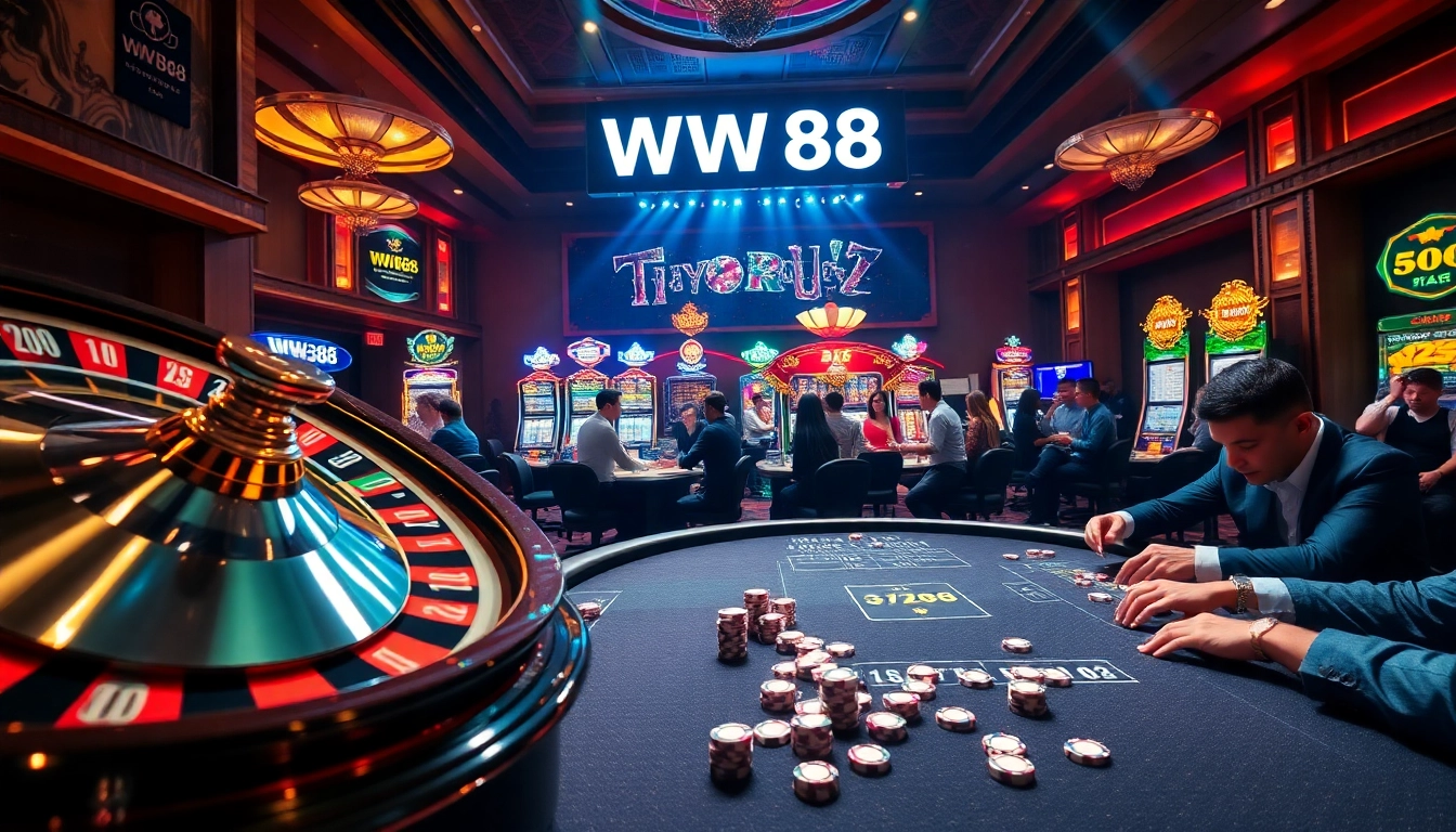 Experience the excitement of winning at the trang chủ WW88 poker table with professional players and intense gameplay.